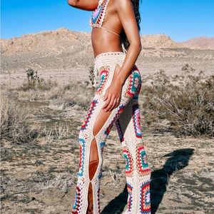 Brand new crochet two piece set